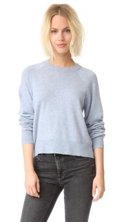Укороченный свитер Birdseye с округлым вырезом T by Alexander Wang