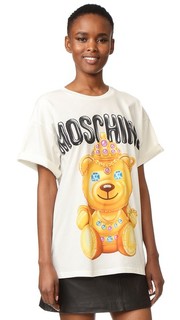 Футболка с принтом Moschino
