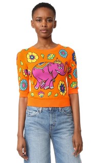 Свитер с короткими рукавами Moschino