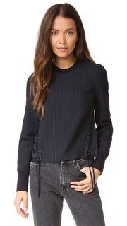 Топ в тонкую полоску с длинными рукавами 3.1 Phillip Lim
