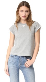 Толстовка с короткими рукавами реглан T by Alexander Wang
