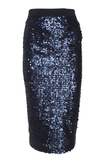 Шелковая юбка с пайетками Daria Bardeeva