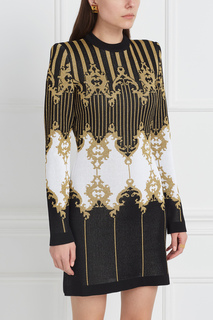 Платье с люрексом Balmain