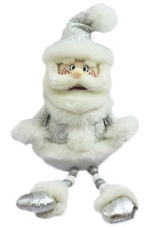 Кукла Дед Мороз 45 см, серебро НОВОГОДНЯЯ СКАЗКА