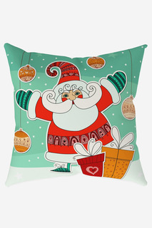 Фотоподушка "Веселый Санта" Сирень