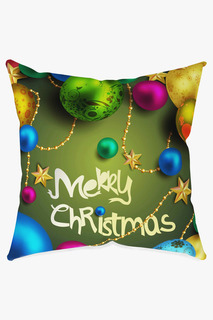 Фотоподушка "С Рождеством" Сирень