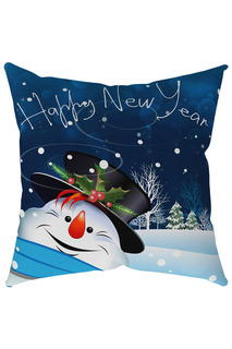 Фотоподушка "С новым годом!" Сирень