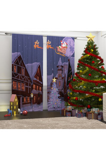 Фотошторы "Однажды ночью" Сирень