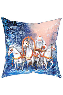 Фотоподушка "Дед мороз" Сирень