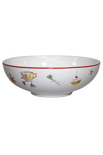 Салатник "Веселый Санта" 15 см ELFF ceramics