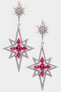 Серьги "Рубин" Beatrici Lux