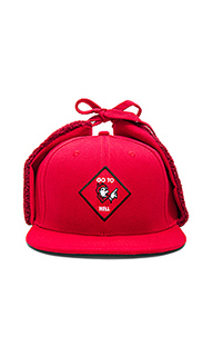 Go to hell faux fur cap - CLOT