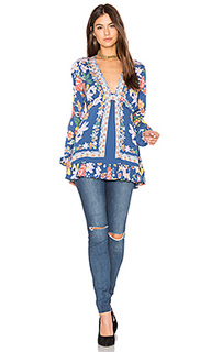 Violet hill printed tunic top - Free People