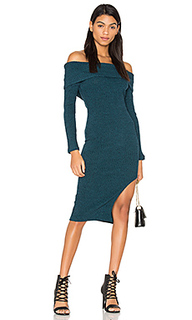 Rib knit bandeau dress - Lavish Alice