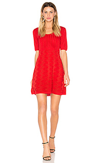 Short sleeve scoop neck mini dress - M Missoni