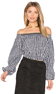 Pintuck off shoulder top - NICHOLAS