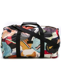 спортивная сумка с принтом кепок Paul Smith