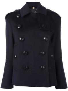 двубортное пальто с большими пуговицами Burberry