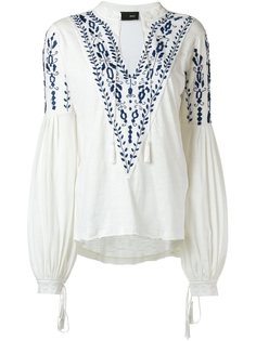 embroidered blouse Andrea Bogosian