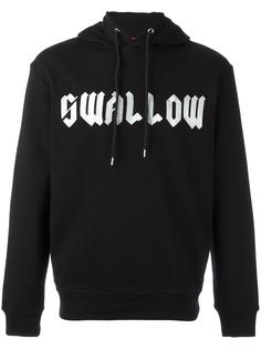 swallow embroidered hoodie McQ Alexander McQueen