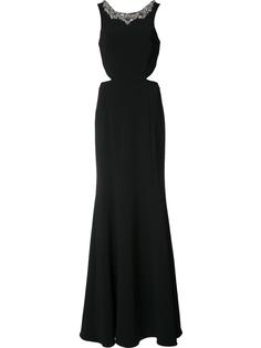 embellished collar gown Marchesa Notte