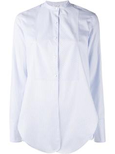 striped collarless shirt Helmut Lang