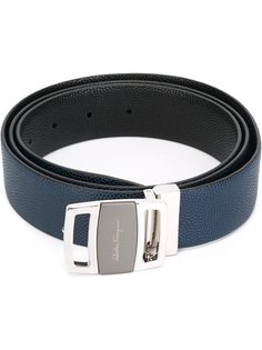 ремень с логотипом на бляшке  Salvatore Ferragamo