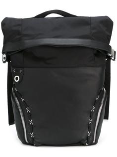 lace-up detailing backpack Diesel Black Gold
