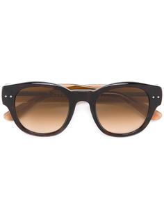 cat eye colour block sunglasses Bottega Veneta Eyewear