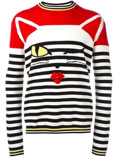 джемпер в полоску 'Cat Wink' Ermanno Scervino