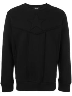 star patch sweatshirt Diesel