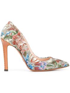 туфли с цветочным рисунком Ermanno Scervino