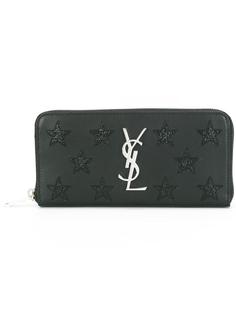кошелек с аппликацией звезд 'Monogram' Saint Laurent