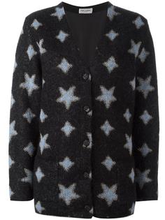 кардиган со звездами Saint Laurent
