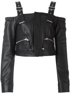 leather 'Lawau' blouse Diesel Black Gold