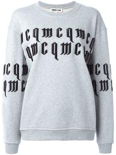 goth logo sweatshirt McQ Alexander McQueen