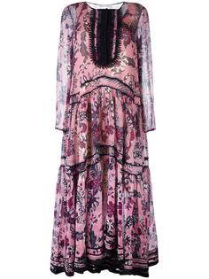 floral tiered maxi dress Chloé