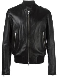zip up biker jacket Diesel Black Gold