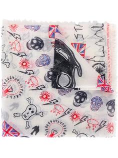 London doodle scarf Alexander McQueen