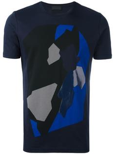 abstract print T-shirt Diesel Black Gold