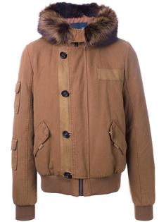 padded hooded jacket Yves Salomon Homme