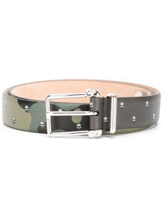 camouflage skull belt Alexander McQueen