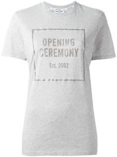 футболка с принтом логотипа Opening Ceremony