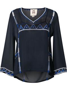 sheer beaded blouse Figue