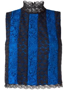 cropped floral lace top Diane Von Furstenberg