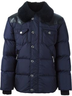 пуховик  с меховым воротником Dsquared2