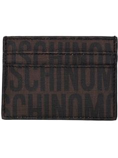 визитница с принтом логотипов Moschino