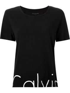 футболка с принтом логотипа   Calvin Klein Jeans