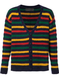 striped V-neck cardigan The Elder Statesman