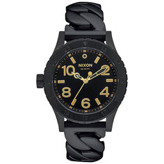 Кварцевые часы женские Nixon 38-20 All Black Chain